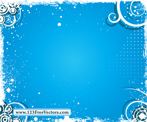 Blue background with grunge edges