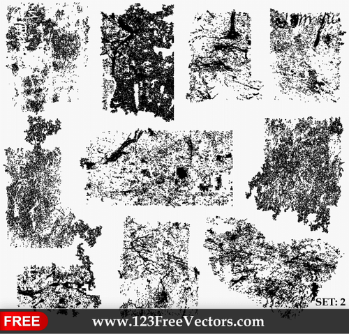 Grunge Textures Vector Pack