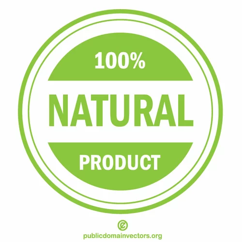 100 percent natural product