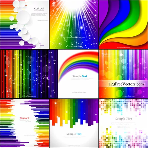 Rainbow backgrounds