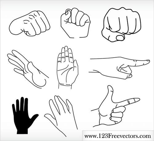 Hand gestures