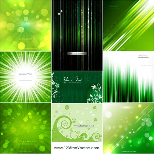 Green backgrounds