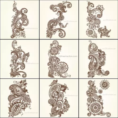 Paisley Flower Designs