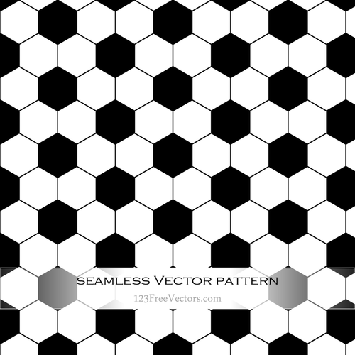 Seamless Soccer Ball Pattern