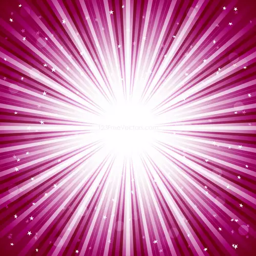 Dark Pink Starburst Background