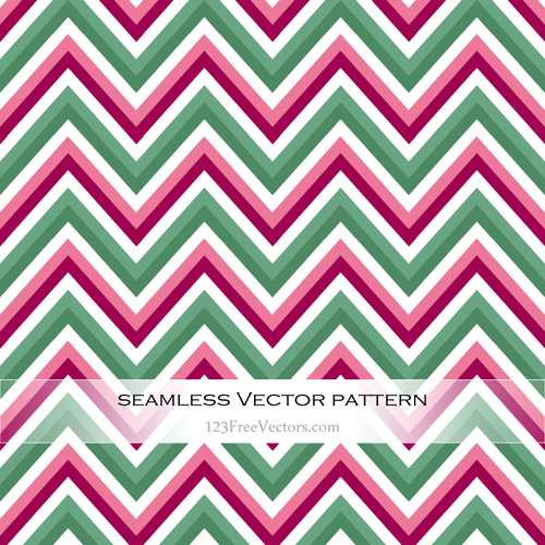 Vintage Chevron Pattern Wallpaper