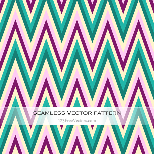 Seamless Zigzag Pattern Vector Background