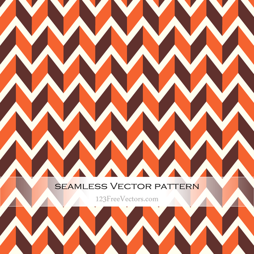 3d seamless pattern in retro colors