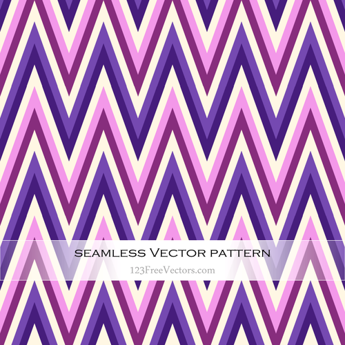 Purple and Pink Zigzag Pattern