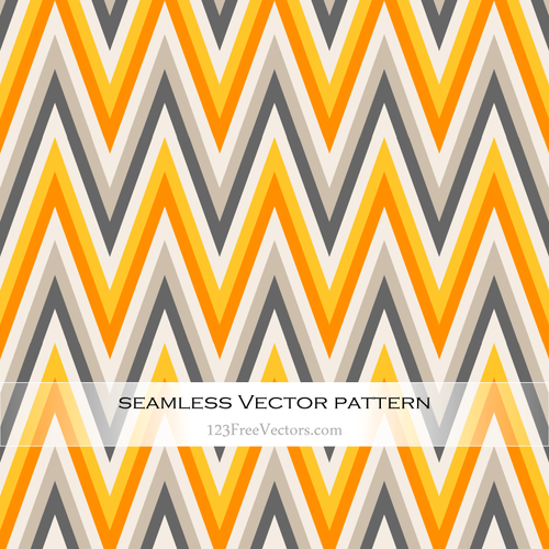 Retro seamless pattern with chevrons