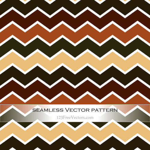 Vintage Pattern With Chevron Shapes