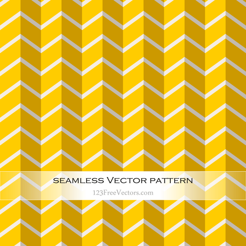 Yellow Seamless Pattern With Lines