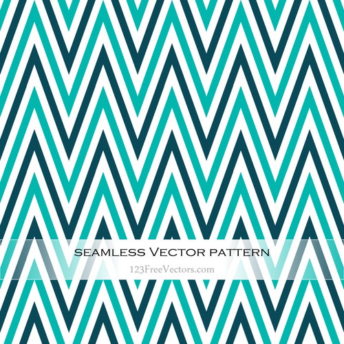 Seamless pattern in teal color