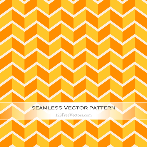 Orange and Yellow ZigZag Pattern