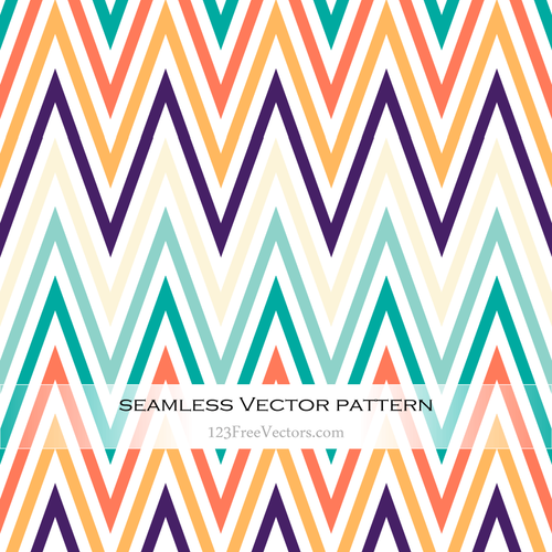 Colorful Chevron Pattern Design