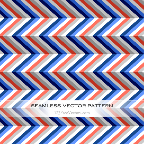 Colorful Pattern Background  With Chevrons