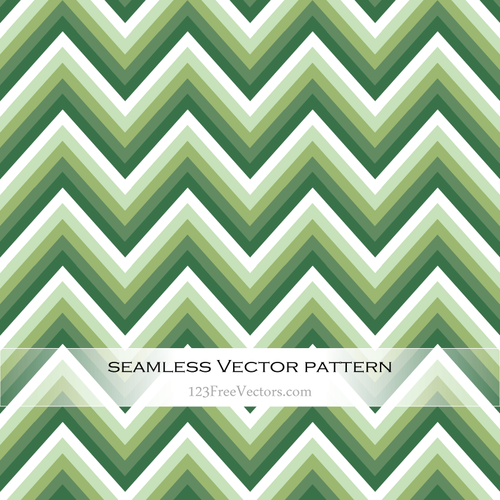 Green Zigzag Seamless Pattern