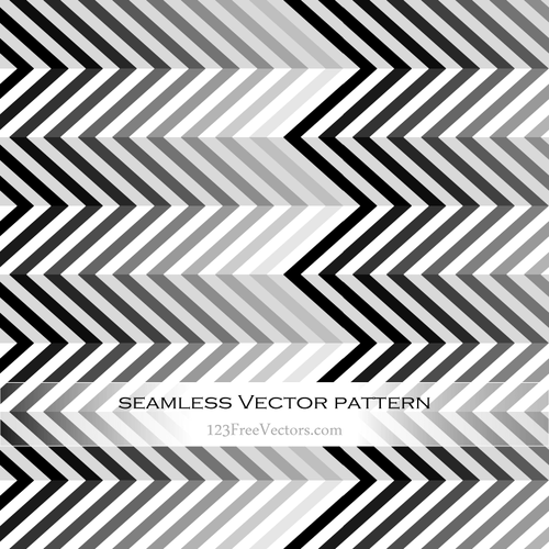 Black and White Chevron Pattern