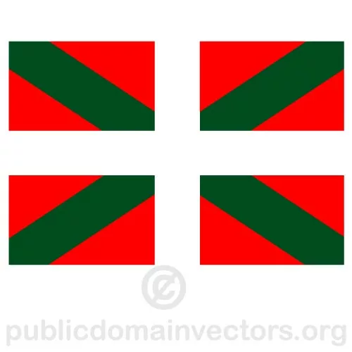 Basque vector flag