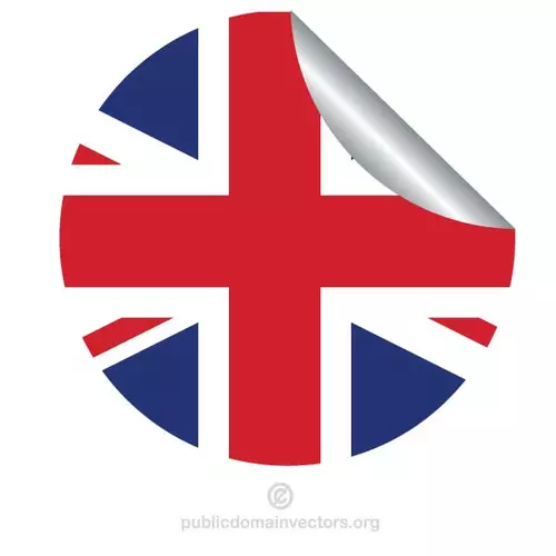 British flag sticker