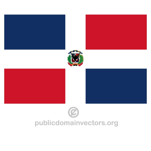 Dominican Republic Vector Flag