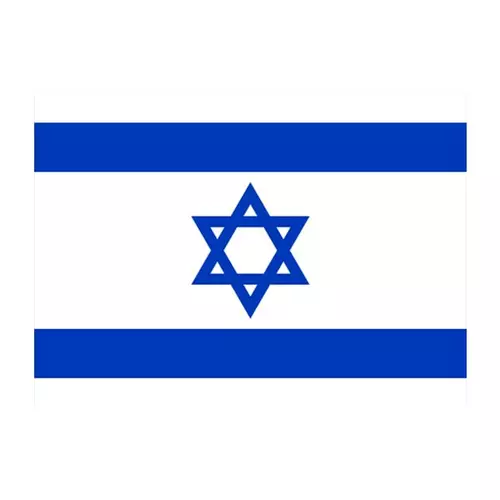 Vector flag of Israel