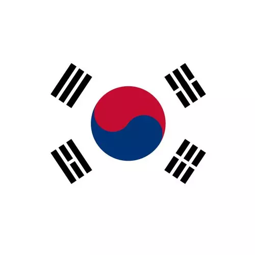 Vector flag of South Korea