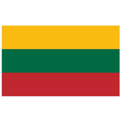 Vector flag of Lithuania