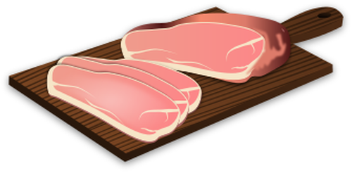 Slices of ham