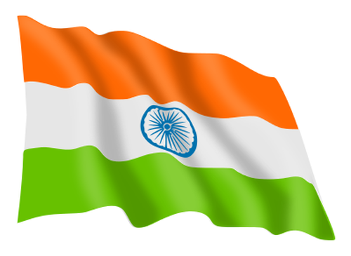 India waving flag