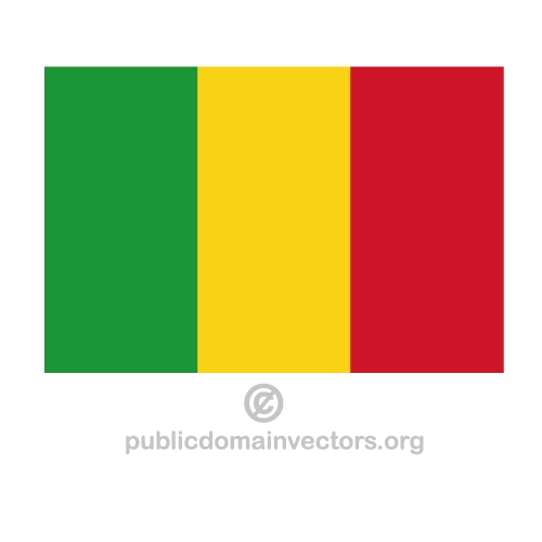 Mali vector flag