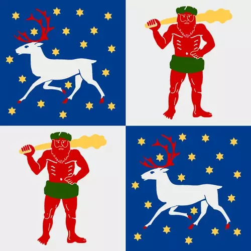 Flag of Norrbotten province