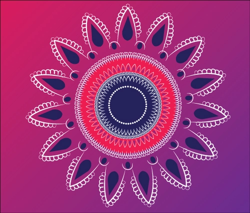 Rangoli vector art