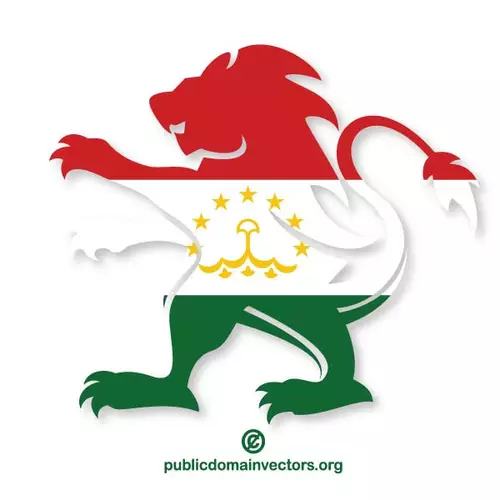 Tajikistan flag crest