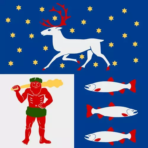 Flag of Vasterbotten