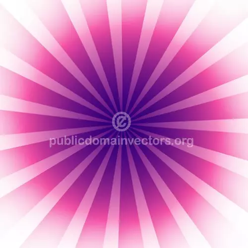 Abstract pink radial beams vector