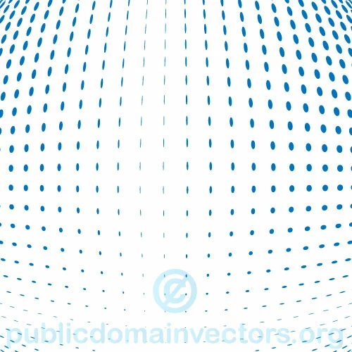 Blue dots vector pattern