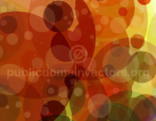 Vector background with bubbles