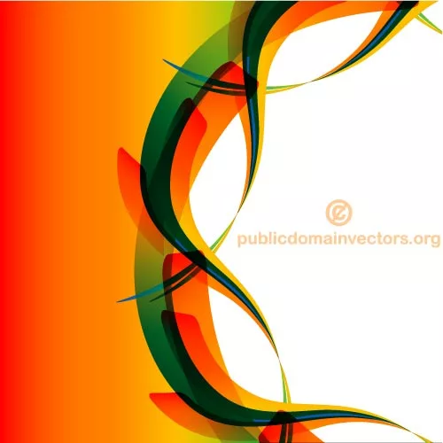 Orange vector background