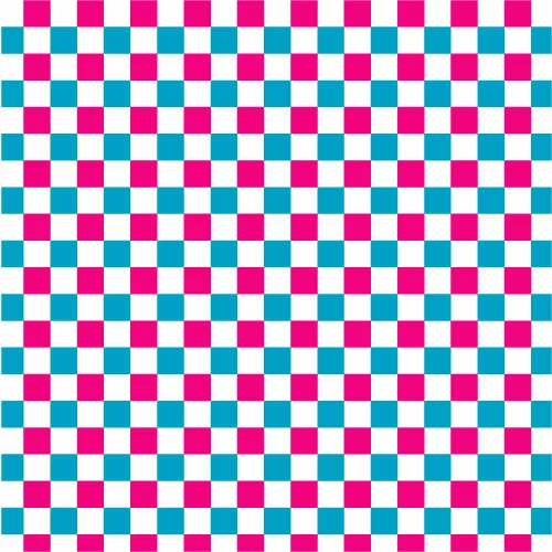 Checkered vector graphics with pink tiles