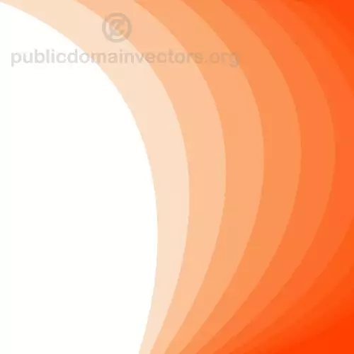 Vector page layout in orange color