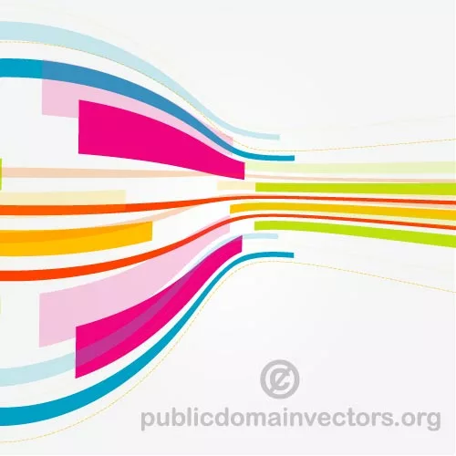 Abstract colorful stripes vector graphics