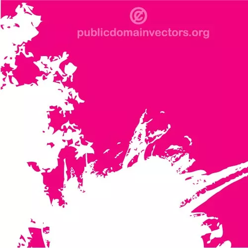 Pink paint splatter vector graphics