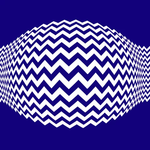 Blue background with white pattern