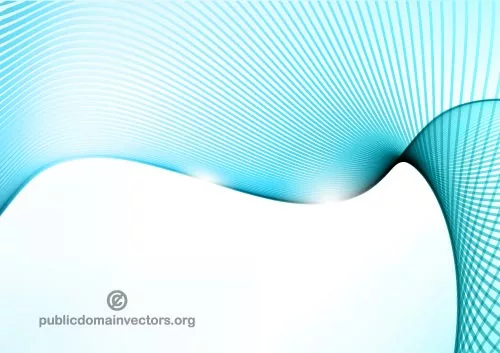 Glowing blue lines vector