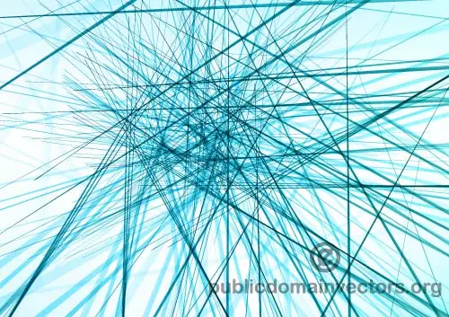 Random blue lines vector design