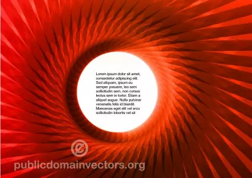 Abstract red swirl vector