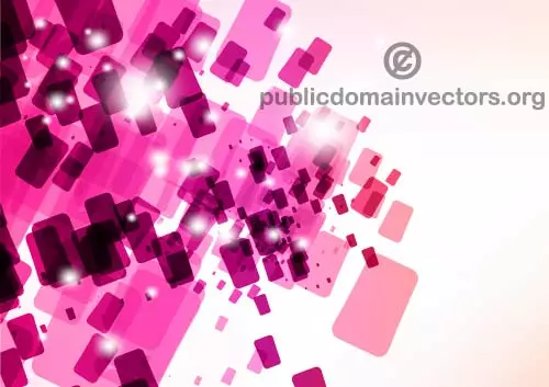 Abstract pink tiles vector design