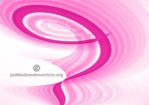 Pink whirl vector graphics