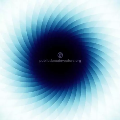 Dark blue swirling shape vector